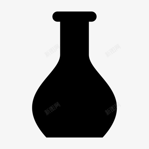 实验室烧瓶化学科学图标svg_新图网 https://ixintu.com 化学 实验室烧瓶 科学