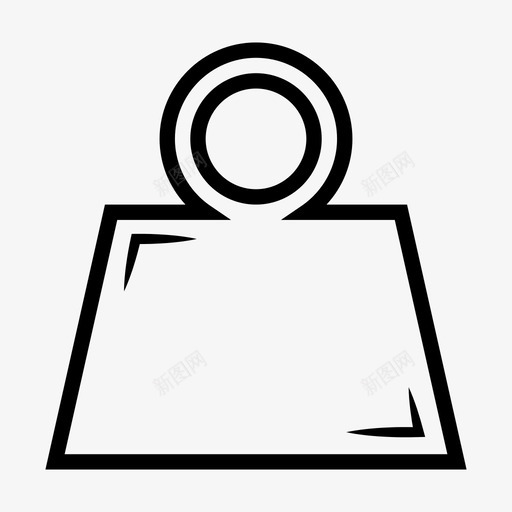 重量铁千克图标svg_新图网 https://ixintu.com 千克 运动 重量 铁