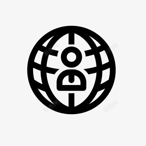 全球业务国际业务图标svg_新图网 https://ixintu.com 全球业务 国际业务