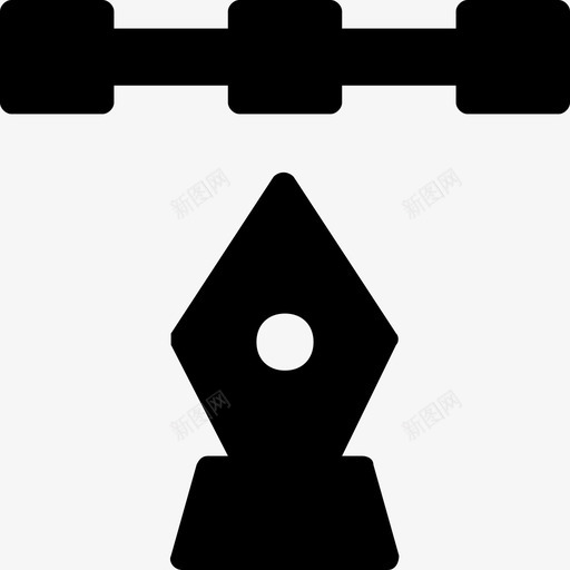 钢笔工具定位点贝塞尔图标svg_新图网 https://ixintu.com 定位点 网络和用户界面图标 贝塞尔 贝塞尔工具 钢笔工具