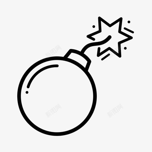 炸弹炸药马里奥图标svg_新图网 https://ixintu.com 武器 炸弹 炸药 电子游戏 马里奥