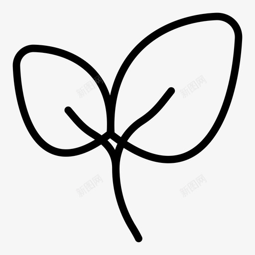 叶生物生态图标svg_新图网 https://ixintu.com 叶 生态 生物 绿色 自然 自然轮廓