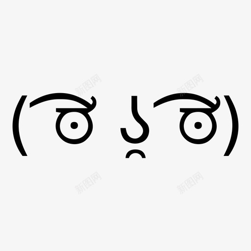 冷漠的蓝尼恼怒脸图标svg_新图网 https://ixintu.com 冷漠的蓝尼 恼怒 笑脸 脸 花言巧语 表情