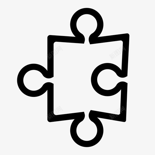 解决方案拼图拼图块图标svg_新图网 https://ixintu.com 拼图 拼图块 时间表图标集 解决方案