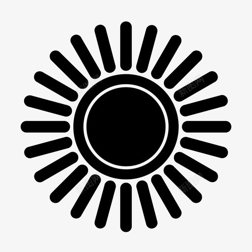 太阳烈日阳光图标svg_新图网 https://ixintu.com 太阳 星星 烈日 阳光