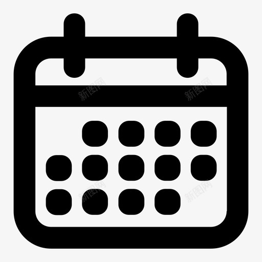 日历日期会议图标svg_新图网 https://ixintu.com 会议 日历 日期 日程表 月份