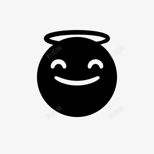 天使表情符号表情符号圣人图标svg_新图网 https://ixintu.com 圣人 天使表情符号 表情填充 表情符号 赫比