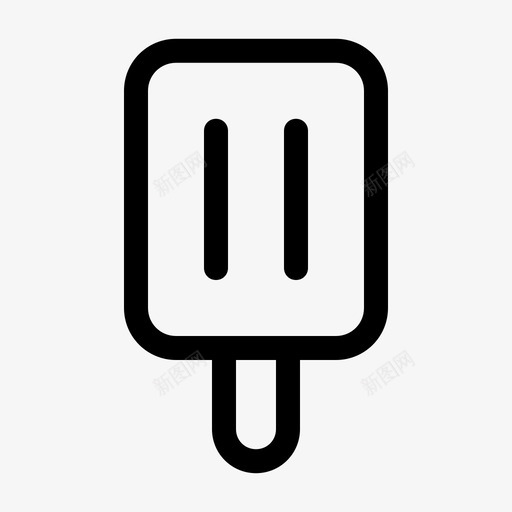 冰棒甜点冰淇淋图标svg_新图网 https://ixintu.com 冰棍 冰棒 冰淇淋 果汁汽水 甜点