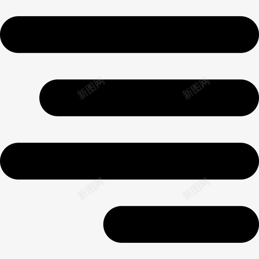 右文本对齐界面界面和web图标svg_新图网 https://ixintu.com 右文本对齐 界面 界面和web
