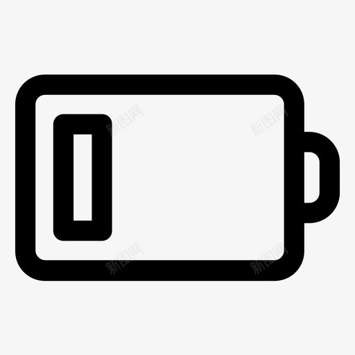低电量充电设备图标svg_新图网 https://ixintu.com 低电量 充电 用户界面 能量 设备
