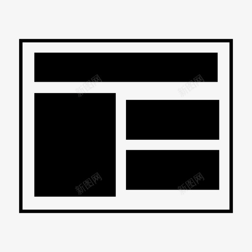 界面在线原型图标svg_新图网 https://ixintu.com 主题 原型 在线 界面 网站