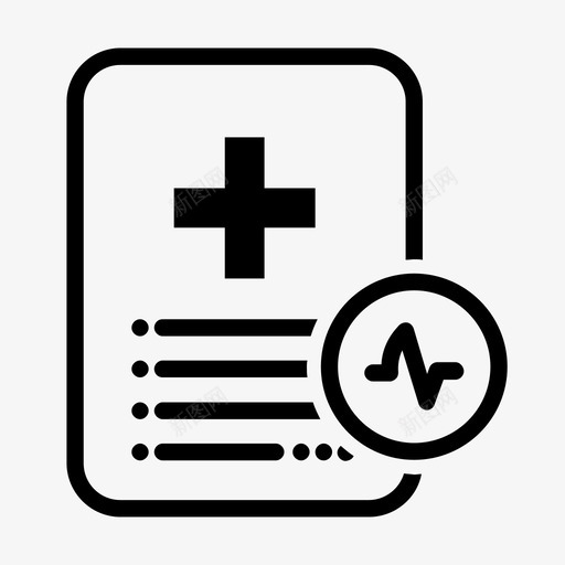 医疗报告活动文件图表图标svg_新图网 https://ixintu.com 医疗报告活动 图表 文件