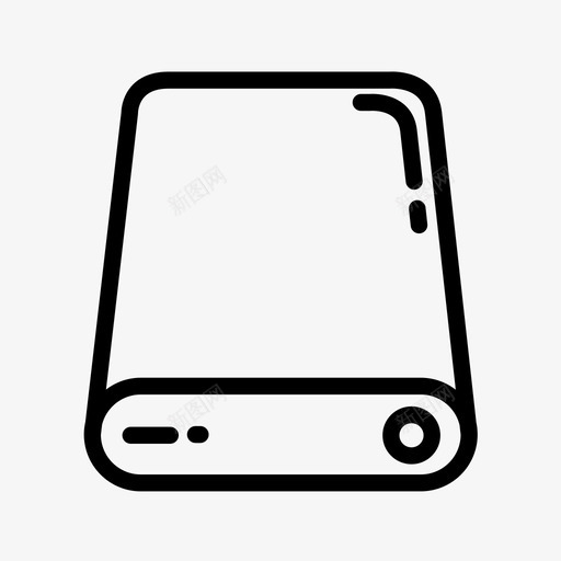 硬盘数据电子图标svg_新图网 https://ixintu.com 存储 数据 电子 硬盘