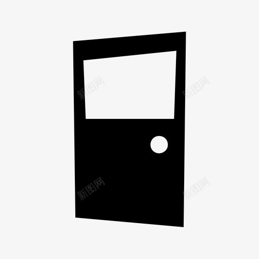 门入口出口图标svg_新图网 https://ixintu.com 入口 出口 木头 门
