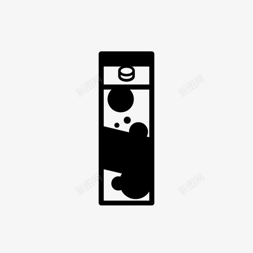 纸牛奶盒纸箱环保图标svg_新图网 https://ixintu.com 回收 环保 瓶子和包装 纸牛奶盒 纸箱