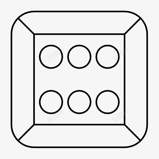 骰子赌场赌博图标svg_新图网 https://ixintu.com 六 玩 赌博 赌场 运气 骰子