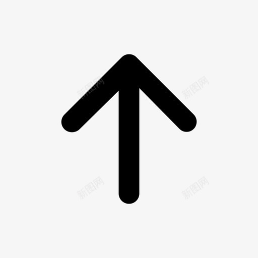 向上箭头发送上载图标svg_新图网 https://ixintu.com 上载 发送 向上箭头 导航