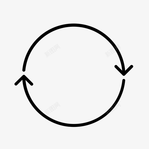 可持续性绿色能源循环利用图标svg_新图网 https://ixintu.com 可再生能源 可持续发展 可持续性 循环利用 绿色能源