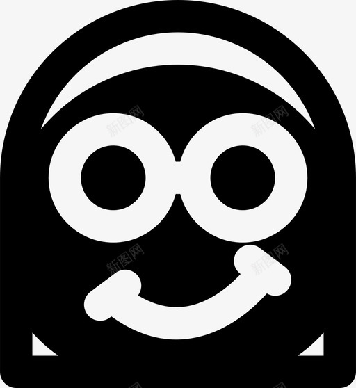 书呆子表情符号表情图标svg_新图网 https://ixintu.com 书呆子 漂亮图标表情符号mdsolid 脸 表情 表情符号