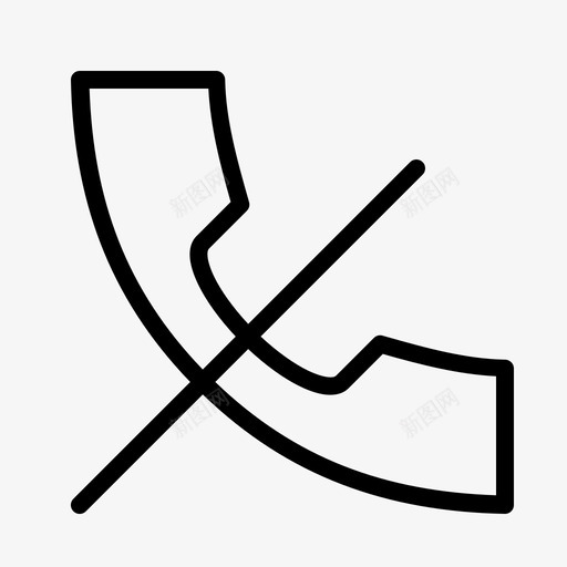 关机通讯离开图标svg_新图网 https://ixintu.com 关机 离开 通讯