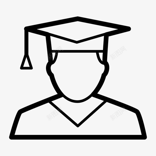 研究生男研究生学者图标svg_新图网 https://ixintu.com 人 学生 学生化身 学者 男研究生 研究生