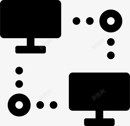 计算机脱机设备断开连接图标svg_新图网 https://ixintu.com internet 屏幕 断开连接 网络 联机数据已填充 计算机脱机 设备