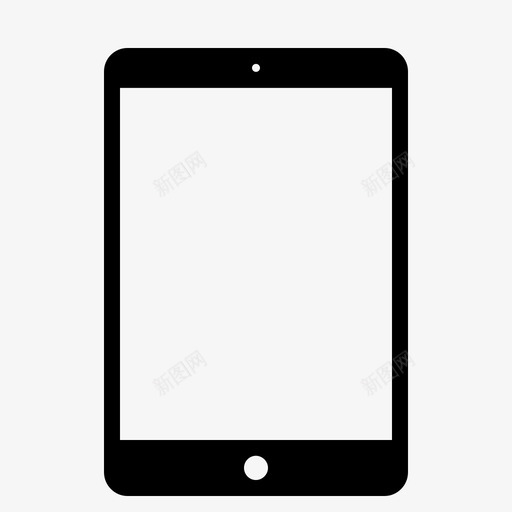 ipadmini2苹果图标svg_新图网 https://ixintu.com 2 ipadmini 平板电脑 苹果 苹果系列平板电脑