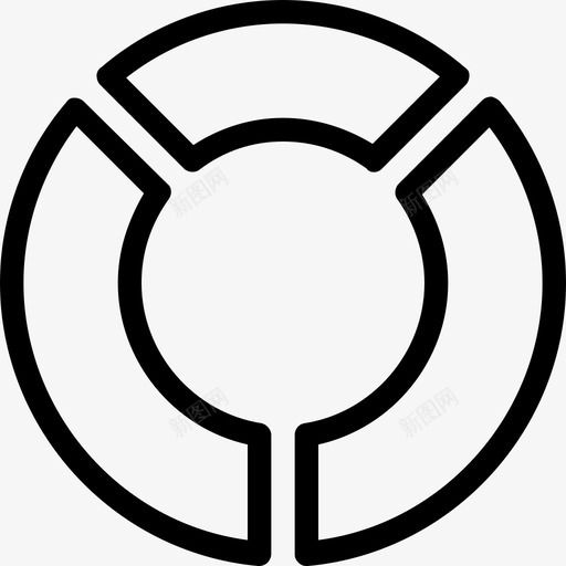 甜甜圈图信息图饼图图标svg_新图网 https://ixintu.com 信息图 数字营销 甜甜圈图 统计 饼图