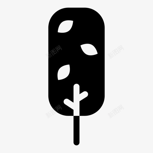 树木自然植被图标svg_新图网 https://ixintu.com 木材 树木 植被 自然