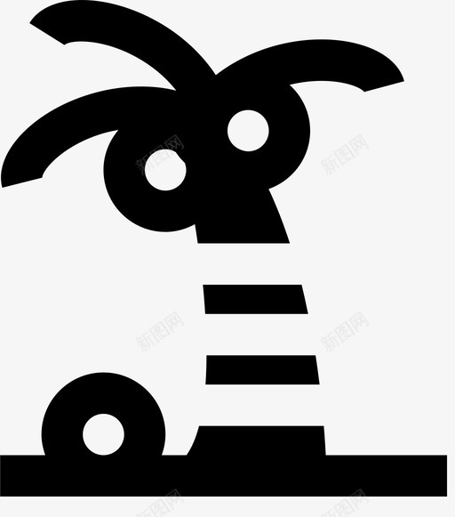 棕榈树椰子旅游图标svg_新图网 https://ixintu.com smashicons旅行mdsolid 度假 旅游 棕榈树 椰子 航海