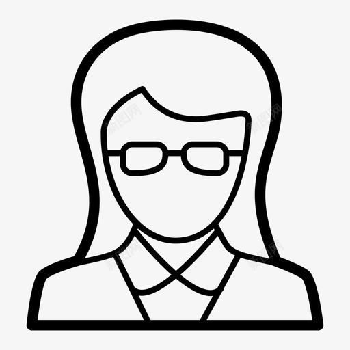管理员管理人员文档图标svg_新图网 https://ixintu.com 人员 员工 女性 文档 管理人员 管理员