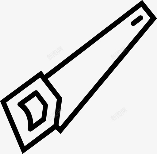 锯工具家用工具图标svg_新图网 https://ixintu.com 家用工具 工具 锯
