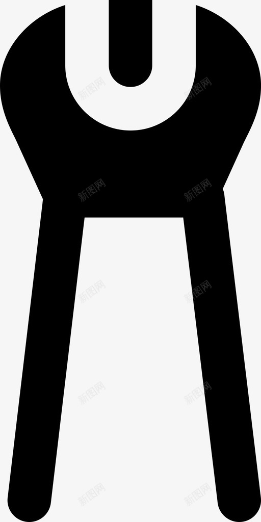 钳子建筑工具图标svg_新图网 https://ixintu.com 工作 工具 建筑 粉碎图标建设和固体 钳子