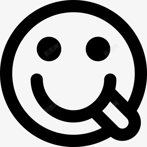 吐舌头表情符号脸图标svg_新图网 https://ixintu.com 吐舌头 漂亮图标表情符号md大纲 脸 表情符号