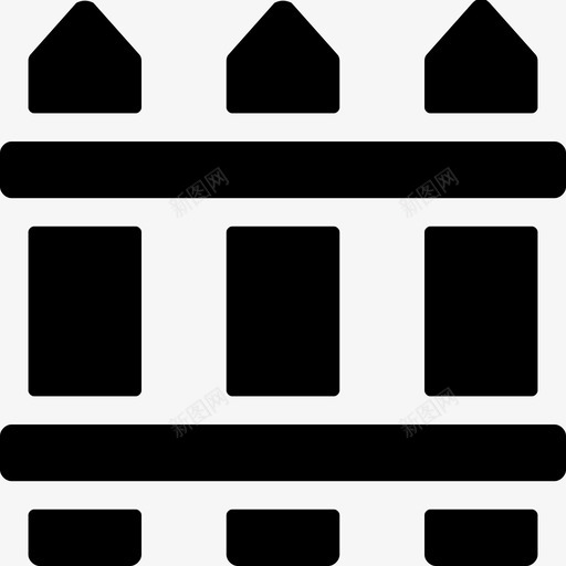 篱笆篱笆板花园篱笆图标svg_新图网 https://ixintu.com 尖桩篱笆 木板篱笆 篱笆 篱笆板 网络和用户界面图标 花园篱笆