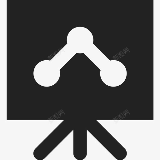 演示商务管理图标svg_新图网 https://ixintu.com 会议 办公室 商务 演示 管理