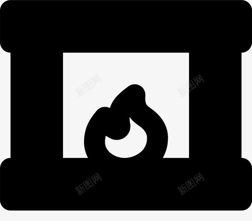 壁炉圣诞节假日图标svg_新图网 https://ixintu.com smashicons冬季mdsolid 假日 冬季 圣诞节 壁炉