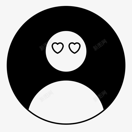 坠入爱河幸福心图标svg_新图网 https://ixintu.com 坠入爱河 幸福 心 情人节 浪漫