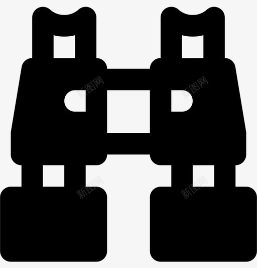 双筒望远镜野营户外图标svg_新图网 https://ixintu.com 双筒望远镜 户外 户外运动 旅行 野营