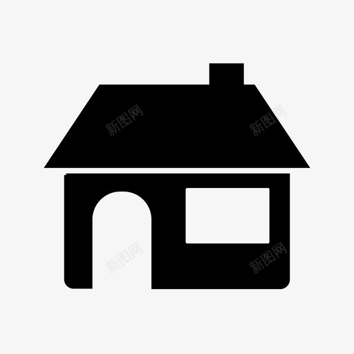 房地产公寓烟囱图标svg_新图网 https://ixintu.com 公寓 建筑物 房地产 房屋 烟囱 酒店