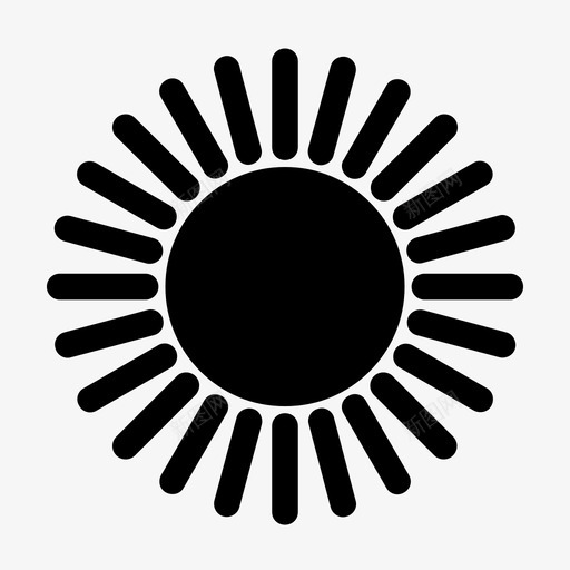 太阳烈日阳光图标svg_新图网 https://ixintu.com 太阳 星星 烈日 阳光