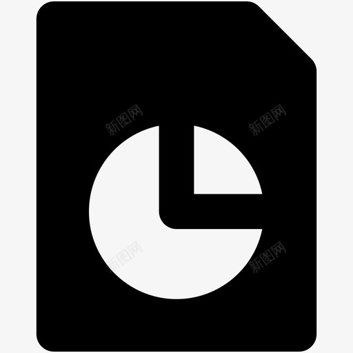 饼图业务文档业务报表图标svg_新图网 https://ixintu.com web和ui图标 业务报表 业务文档 图形报表 股票报表 饼图