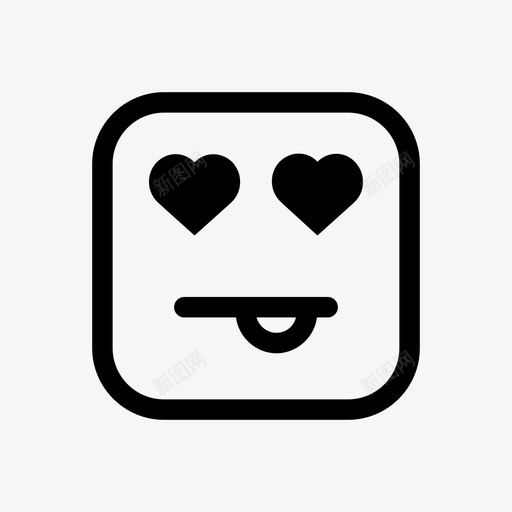吐舌头表情符号脸图标svg_新图网 https://ixintu.com 吐舌头 爱 笑脸 脸 表情符号