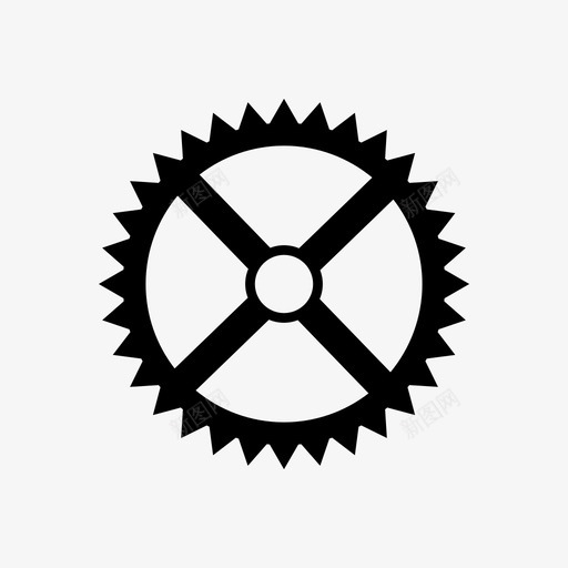 齿轮配置过程图标svg_新图网 https://ixintu.com 设置 过程 配置 齿轮