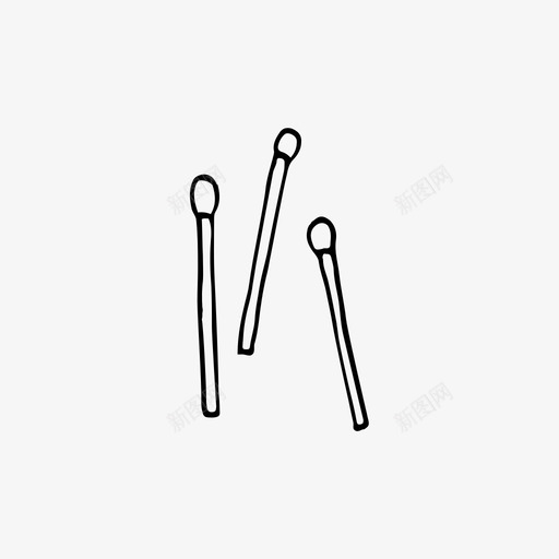 火柴火插图图标svg_新图网 https://ixintu.com 插图 火 火柴 火柴棍