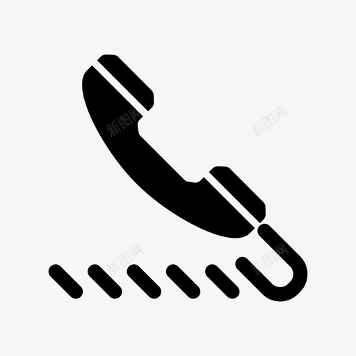 电话手机通讯图标svg_新图网 https://ixintu.com 手机 电话 通讯