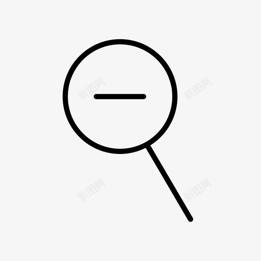 缩小查找放大图标svg_新图网 https://ixintu.com 搜索 放大 查找 缩小