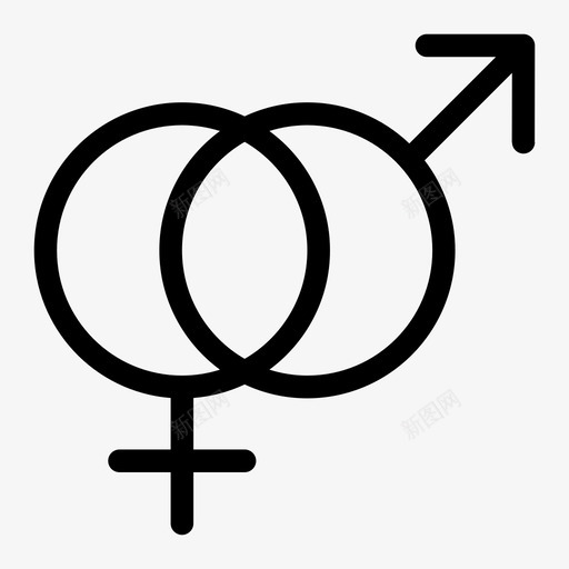性别女性性别性别符号图标svg_新图网 https://ixintu.com 女性性别 性别 性别符号 男性性别