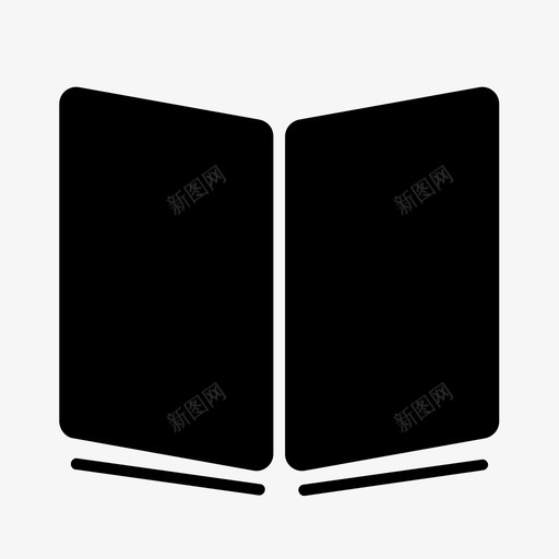 书电子书epub图标svg_新图网 https://ixintu.com epub fb2 书 电子书