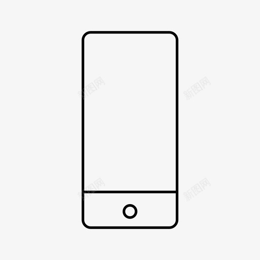 iphone设备ios图标svg_新图网 https://ixintu.com ios iphone 屏幕 智能手机 设备